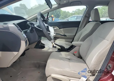 2012 Honda Civic Lx from USA, damaged, VIN 2HGFB2F57CH571473